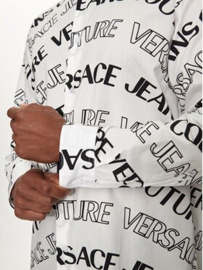 Versace Jeans Couture Koszula 76GAL2R0 Biały Regular Fit