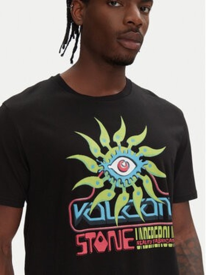 Volcom T-Shirt Realityfab A3512555 Czarny Loose Fit