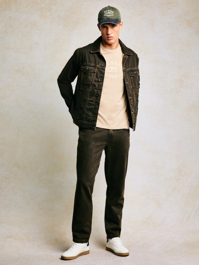 Jeansy męskie z kolekcji Authentic brązowe Ates 888