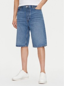 HUGO Szorty jeansowe Skate 50539816 Niebieski Straight Fit