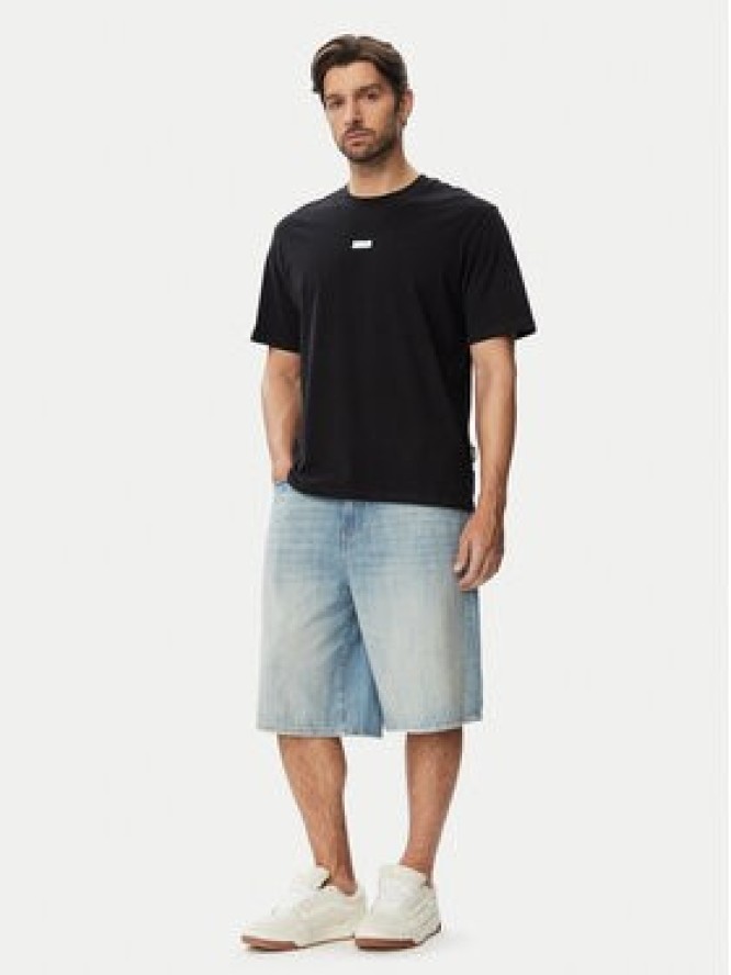 Jack & Jones T-Shirt Club Badge 12295036 Czarny Regular Fit