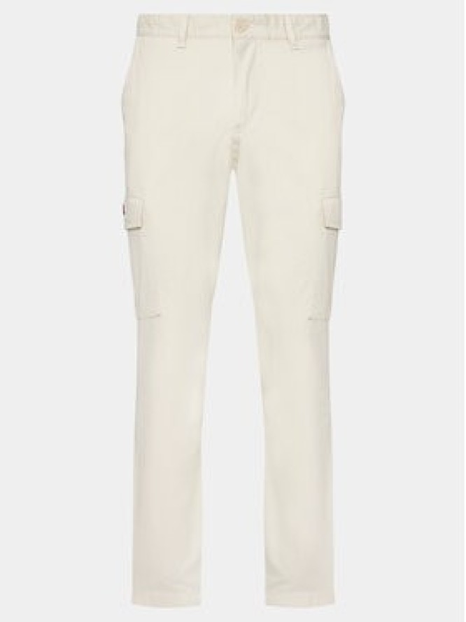 Tommy Jeans Spodnie materiałowe Austin DM0DM18940 Beżowy Slim Fit