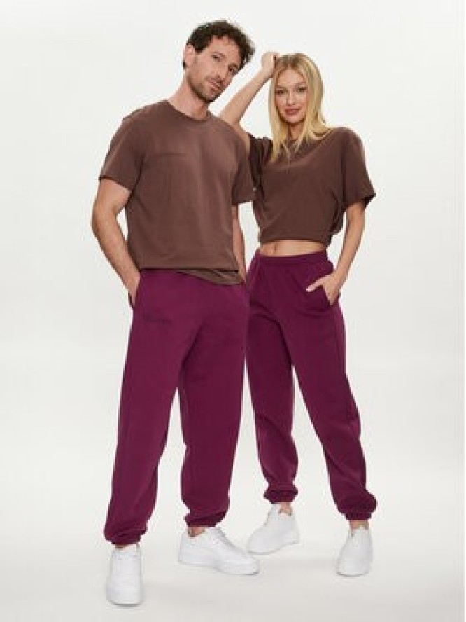 Pangaia Spodnie dresowe Archive 365 Heavyweight Fioletowy Loose Fit