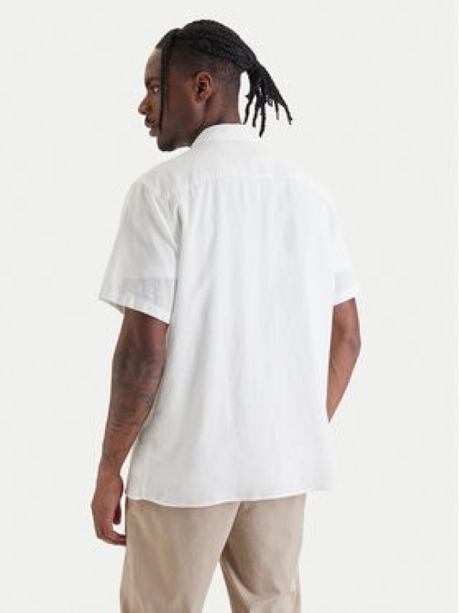 Calvin Klein Koszula LV04LF137G Biały Relaxed Fit