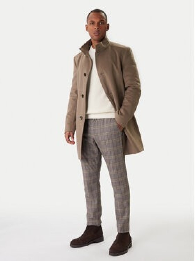 JOOP! Płaszcz wełniany 17 JC-21Maron 30044311 Khaki Regular Fit