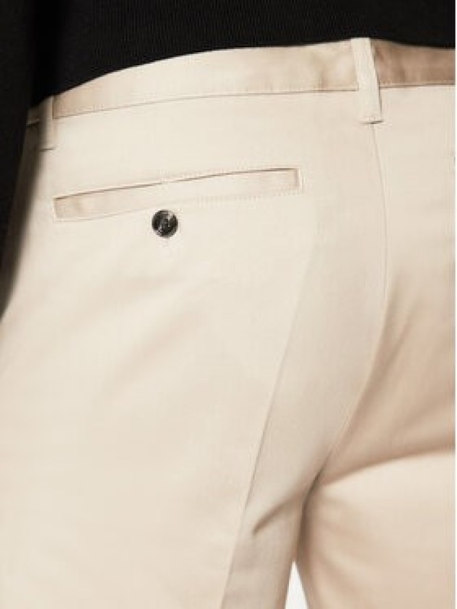 AMI Paris Chinosy HTR005.CO0009 Beżowy Regular Fit