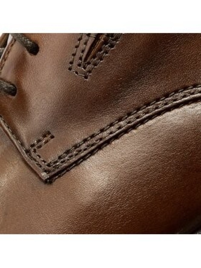 Clarks Półbuty Tilden Cap 261300967 Brązowy