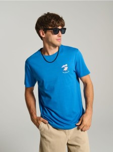 Koszulka Peanuts - niebieski