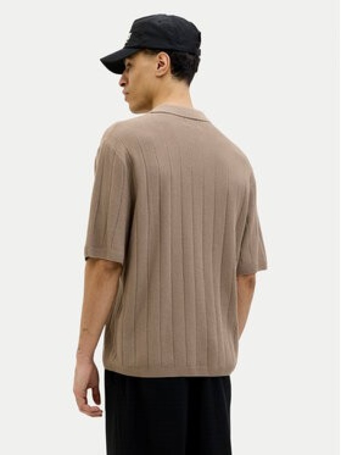 Jack & Jones Sweter Varenna 12272578 Beżowy Relaxed Fit