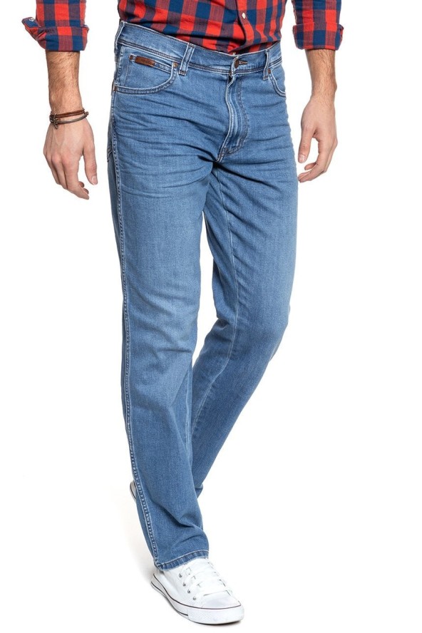 WRANGLER SPODNIE MĘSKIE TEXAS BLAZING BLUE W121Q472X 112126181