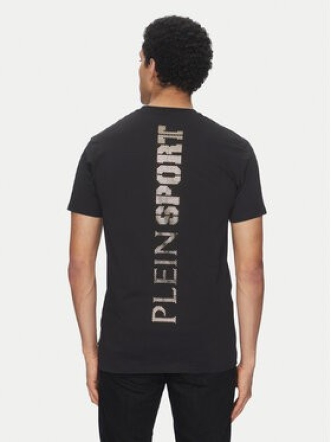 Plein Sport T-Shirt SAEC MTK8008 STE001N Czarny Regular Fit