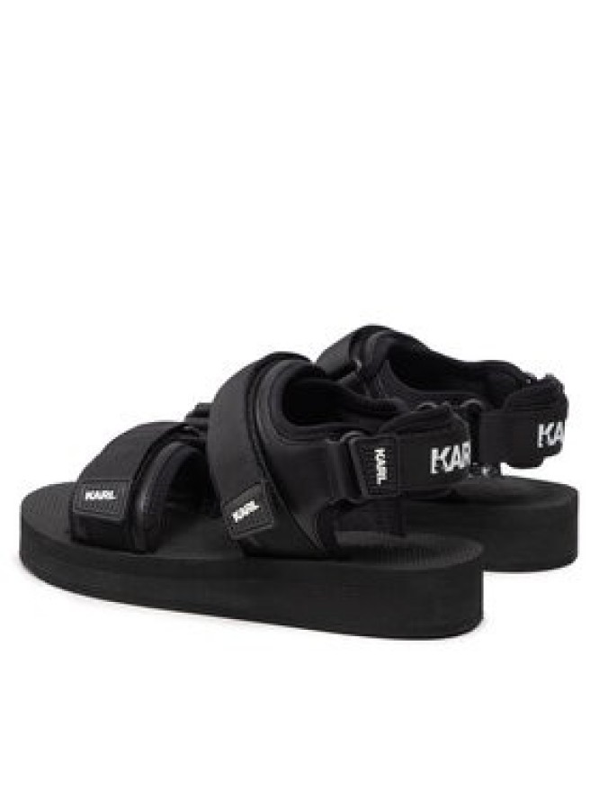 KARL LAGERFELD Sandały KL70510 Czarny