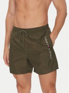 Tommy Hilfiger Szorty kąpielowe UM0UM03258 Zielony Regular Fit