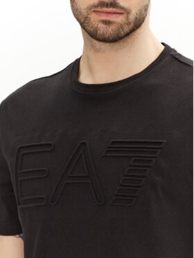 EA7 Emporio Armani T-Shirt 7M000149 AF14772 UC001 Czarny Regular Fit