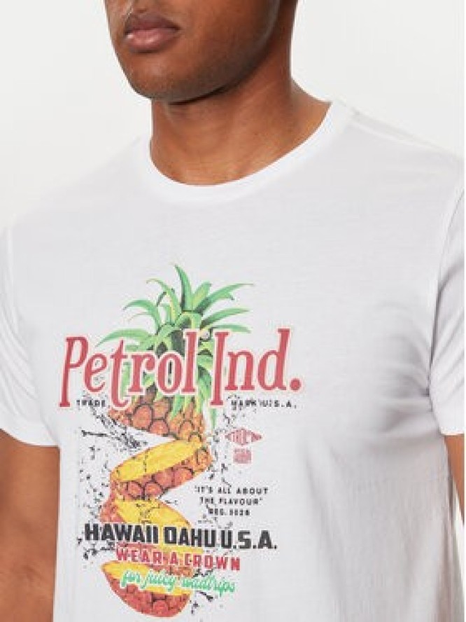 Petrol Industries T-Shirt M-1040-TSR660 Biały Regular Fit