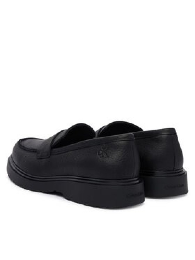Calvin Klein Loafersy Combat Ess Loafer Tu Lth HM0HM02347 Czarny