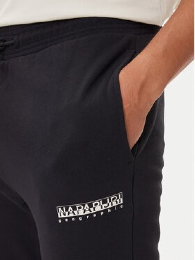 Napapijri Spodnie dresowe M-Gori Wint NP0A88UH Czarny Relaxed Fit
