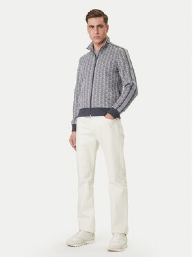 Lacoste Bluza SH1368 Szary Regular Fit