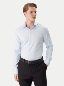 Calvin Klein Koszula LV019EU090 Niebieski Slim Fit
