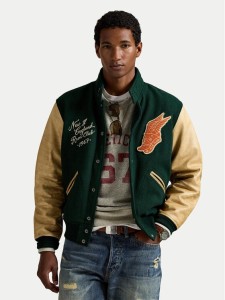 Polo Ralph Lauren Kurtka bomber 710977858001 Zielony Regular Fit