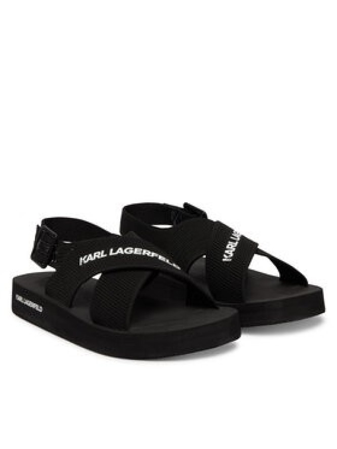 KARL LAGERFELD Sandały Atlantik KL70526 Czarny