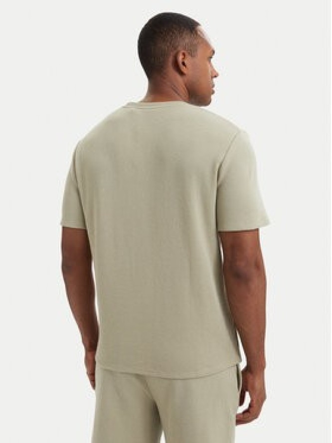 BOSS T-Shirt Waffle 50535891 Zielony jasny Regular Fit
