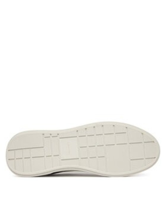 Calvin Klein Sneakersy Chunky Cupsole Lace Up Lth Pinch YM0YM01454 Bordowy