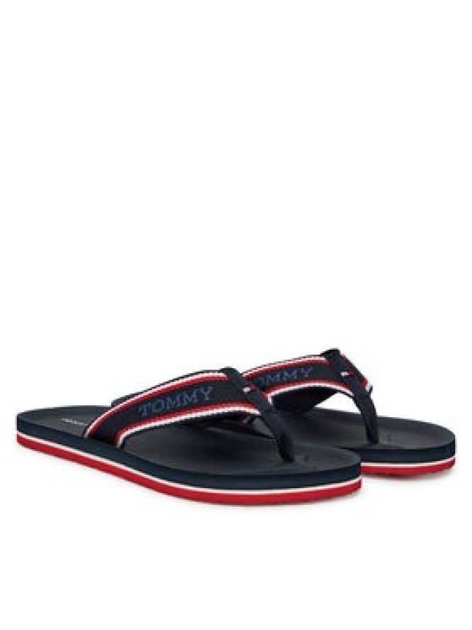 Tommy Hilfiger Japonki Comfort Hilfiger Beach Sandal FM0FM05510 Granatowy