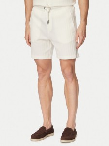 JOOP! Szorty materiałowe Juanito 30104273 Kremowy Regular Fit