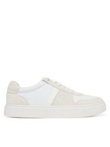 Calvin Klein Sneakersy Classic Cups Lace Mix Emb Tongue YM0YM01395 Biały