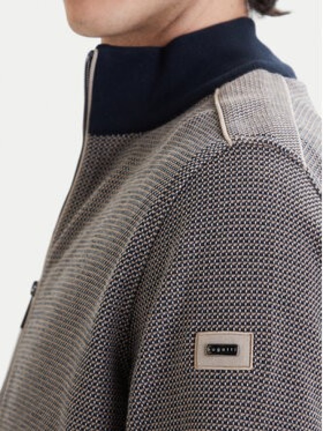 Bugatti Kardigan 8750-15142E Granatowy Regular Fit