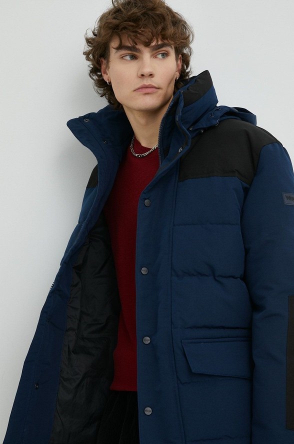 WRANGLER BODYGUARD MĘSKA KURTKA ZIMOWA NAVY W4B2WW114 112320200