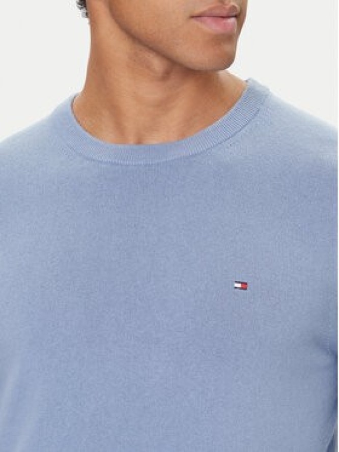 Tommy Hilfiger Sweter Essential Ssnl MW0MW39999 Niebieski Regular Fit