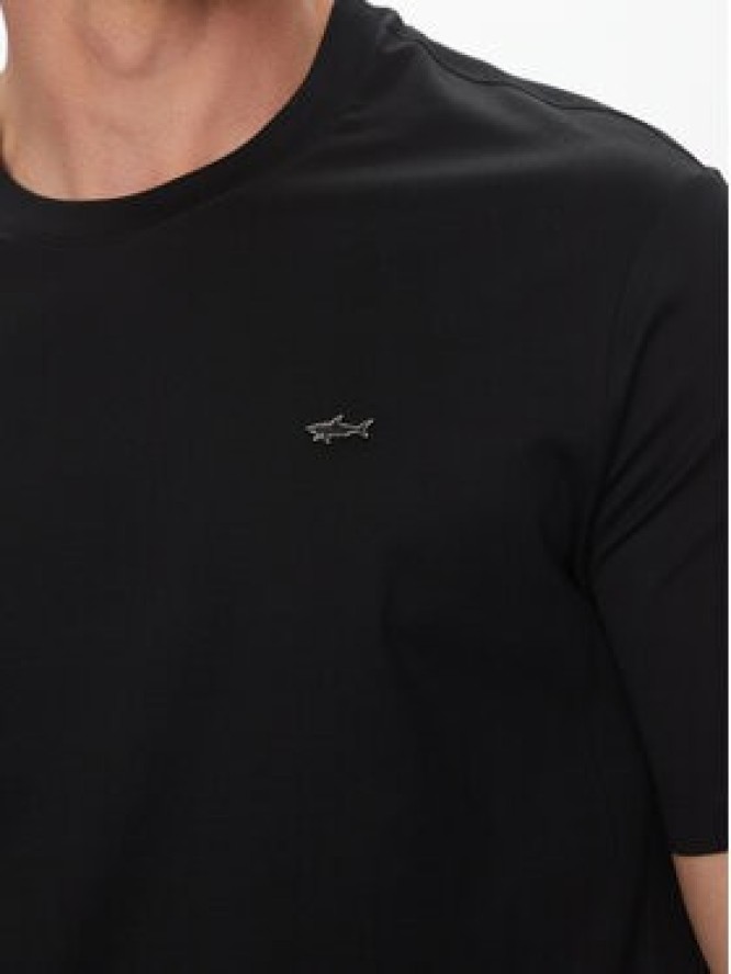 Paul&Shark T-Shirt 24411021 Czarny Regular Fit
