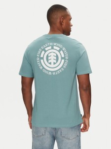 Element T-Shirt ELYZT00490 Zielony Regular Fit