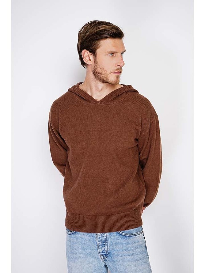 C& Jo Sweter w kolorze jasnobrązowym rozmiar: 46