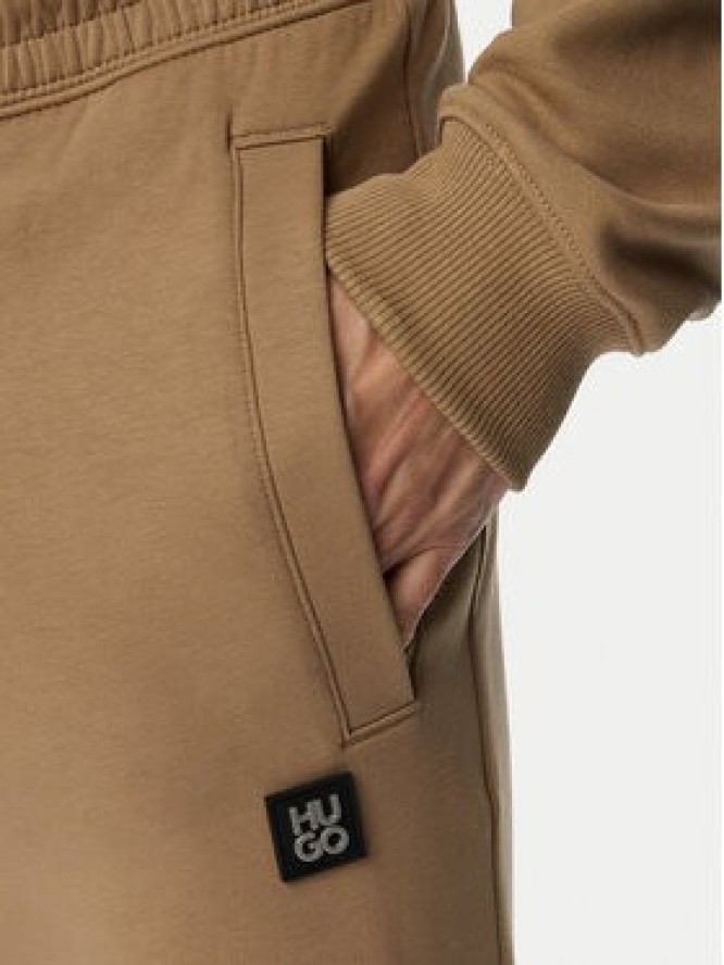 HUGO Spodnie dresowe Dimacs 50533695 Beżowy Relaxed Fit