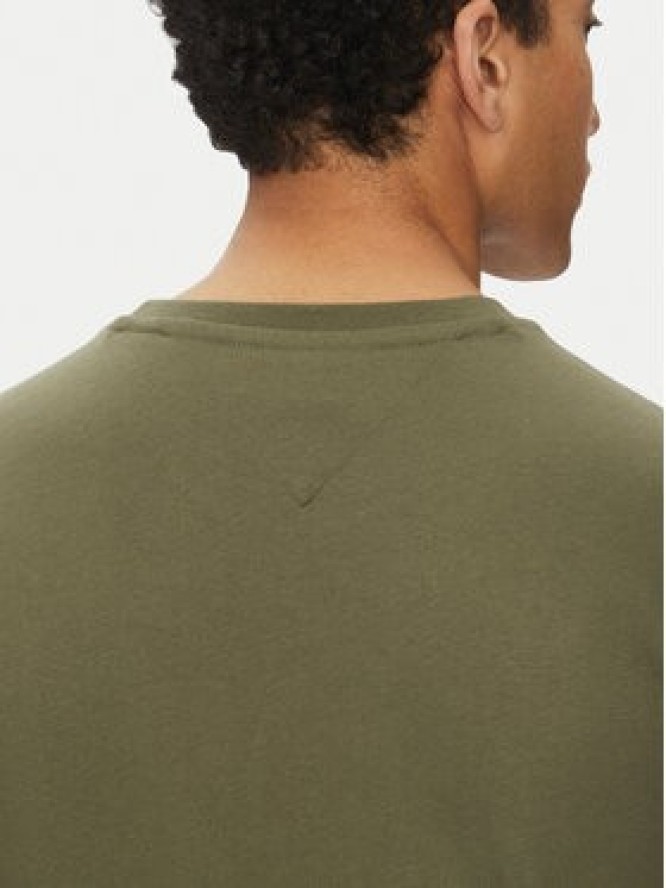 Tommy Hilfiger T-Shirt Ess Seasonal MW0MW39995 Zielony Regular Fit