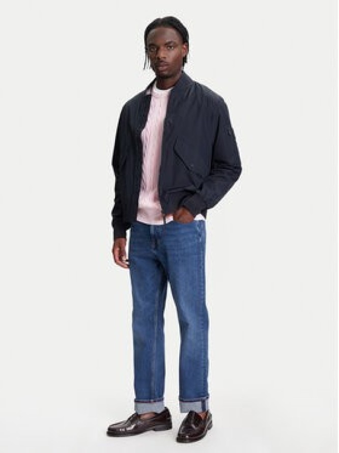 Tommy Hilfiger Kurtka bomber MW0MW39629 Granatowy Regular Fit