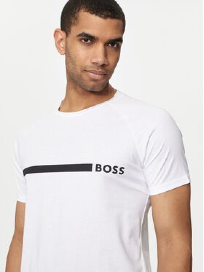 Boss T-Shirt T-Shirt Rn Slim Fit 50517970 Biały Slim Fit