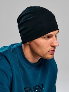 Bawełniana czapka - czarny