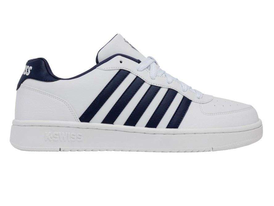 Sneakersy męskie K-swiss COURT KALI na co dzień białe (04777-124-M)