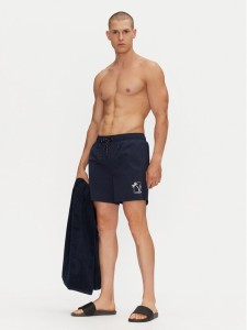 Jack & Jones Szorty kąpielowe Maui 12278729 Granatowy Regular Fit