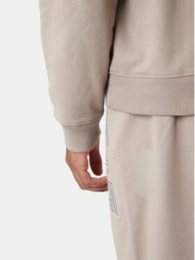 EA7 Emporio Armani Bluza 7M001312 AF13512 U6167 Beżowy Regular Fit