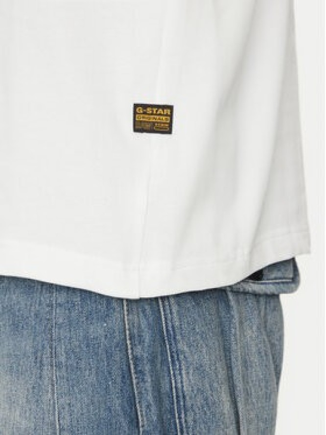 G-Star Raw T-Shirt Center D24780-C336 Biały Regular Fit