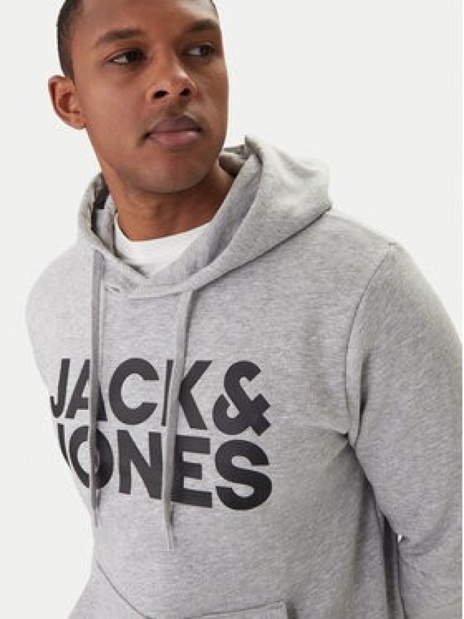 Jack & Jones Bluza Corp Logo 12152840 Szary Regular Fit