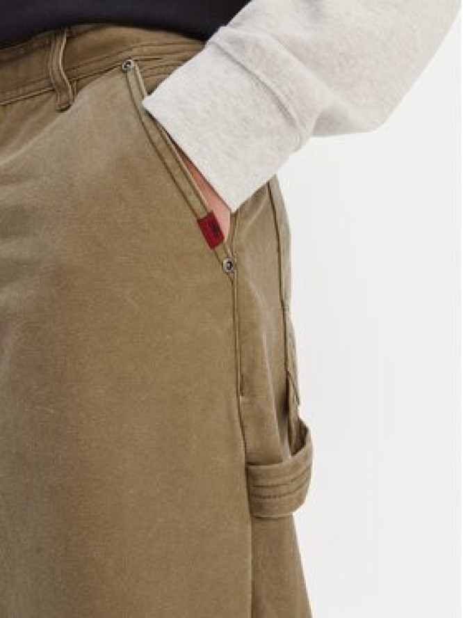 Quiksilver Jeansy Mercury Straight Out EQYNP03325 Beżowy Wide Leg