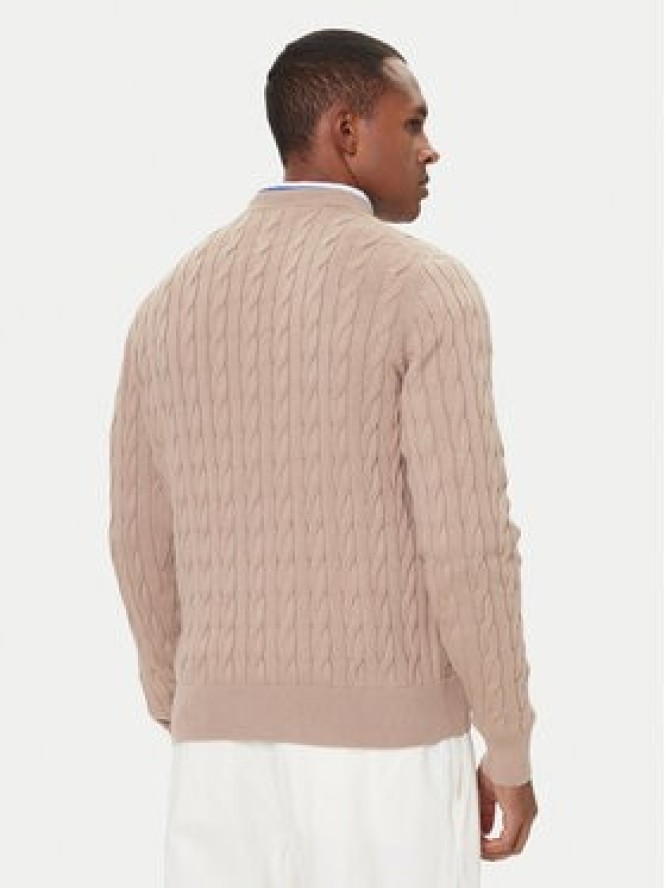 Tommy Hilfiger Sweter MW0MW33132 Beżowy Regular Fit