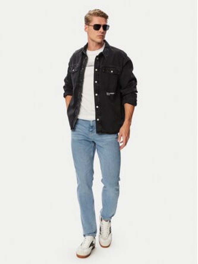 Karl Lagerfeld Jeans Kurtka jeansowa B3M16005 Czarny Regular Fit
