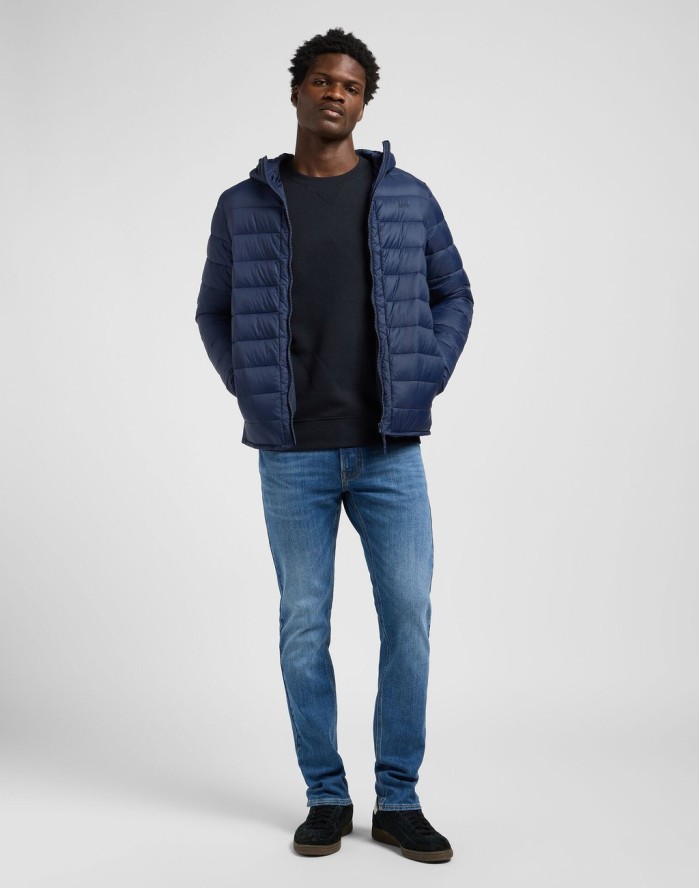 MESKA KURTKA LEE PUFFER JACKET MOOD INDIGO 112371659